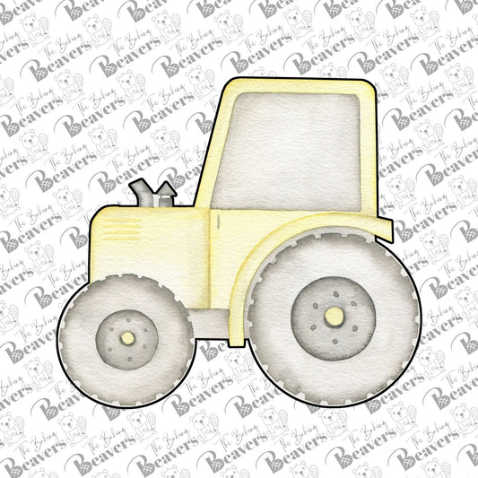 Construction Tractor Cookie Cutter (may want to size down)