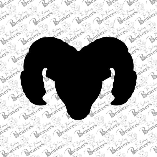 Ram Head Cookie Cutter