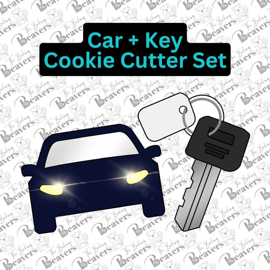 Keys & Car Cookie Cutters (Set of 2)