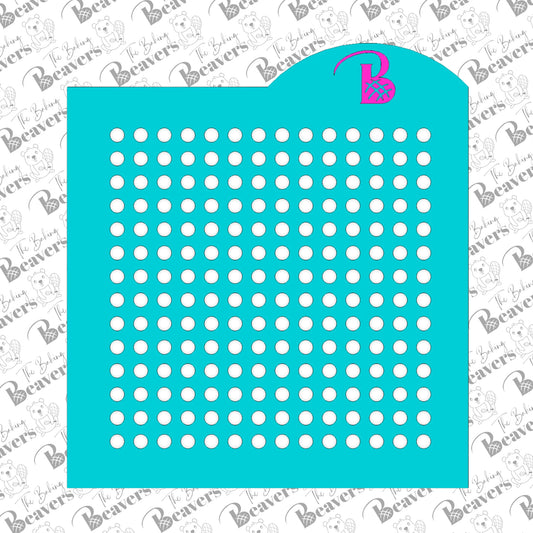 Circle Sprinkle Stencil (Sm, Md, or Lg)