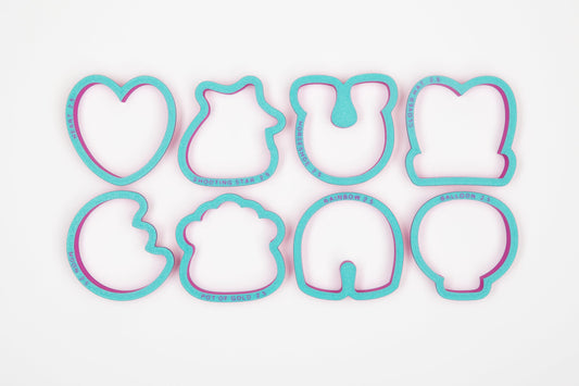 Marshmallow Shapes Set of 8 Cookie Cutters