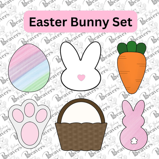 Easter Set of 6 Cookie Cutters