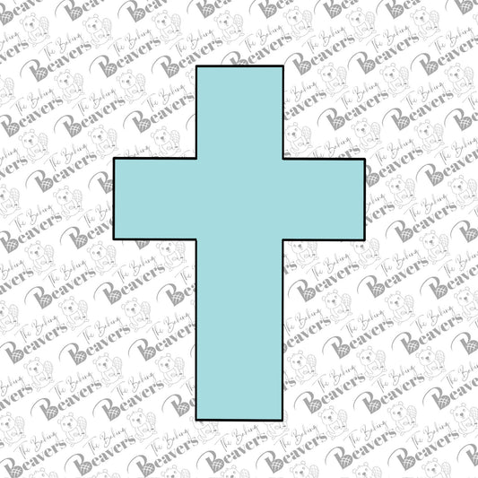 Plain Cross Cookie Cutter (recommend sizing up)