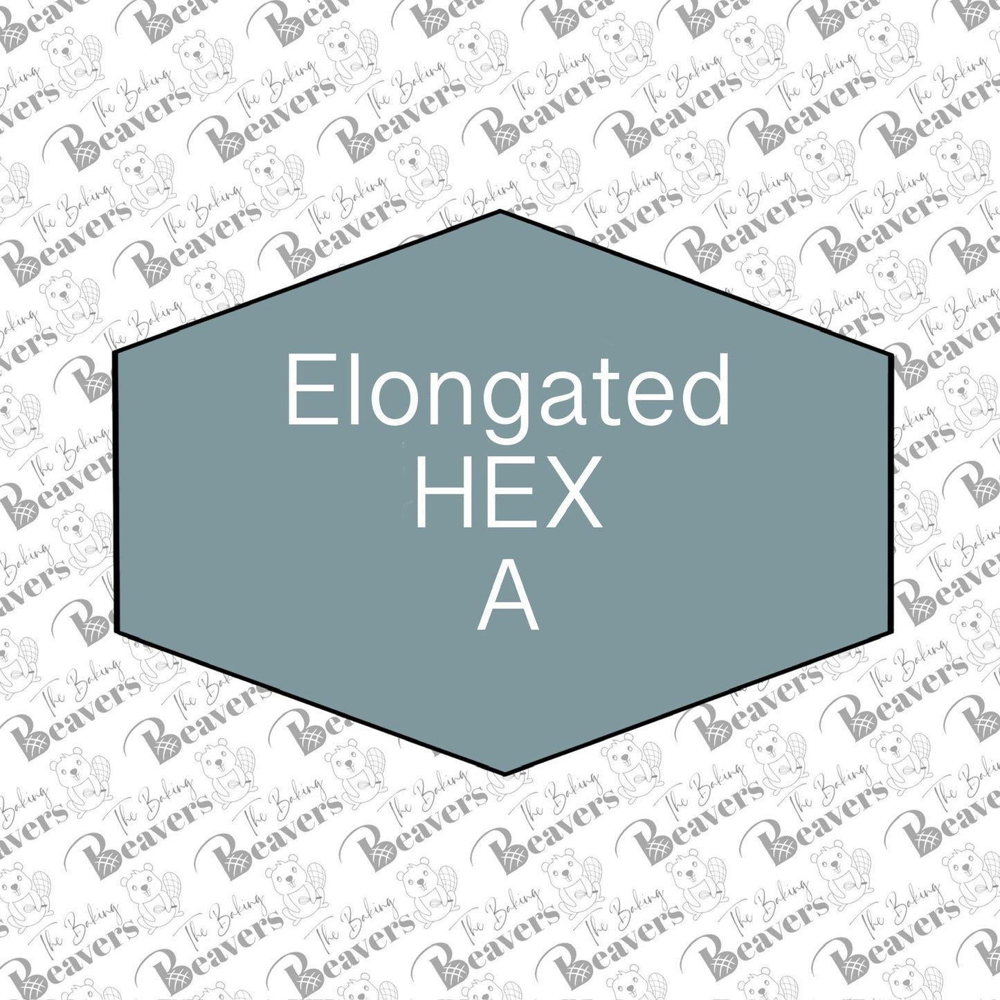 Elongated Hexagon A Cookie Cutter