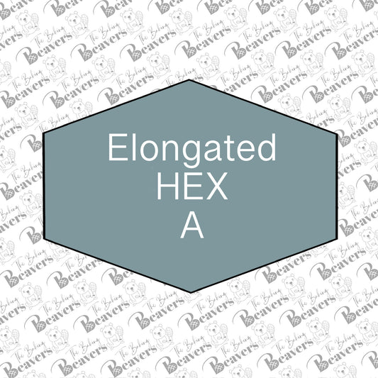 Elongated Hexagon A Cookie Cutter