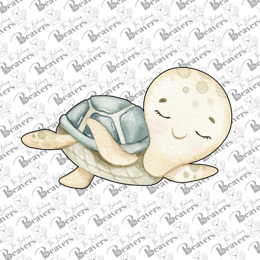 Sea Turtle (Side View) Cookie Cutter