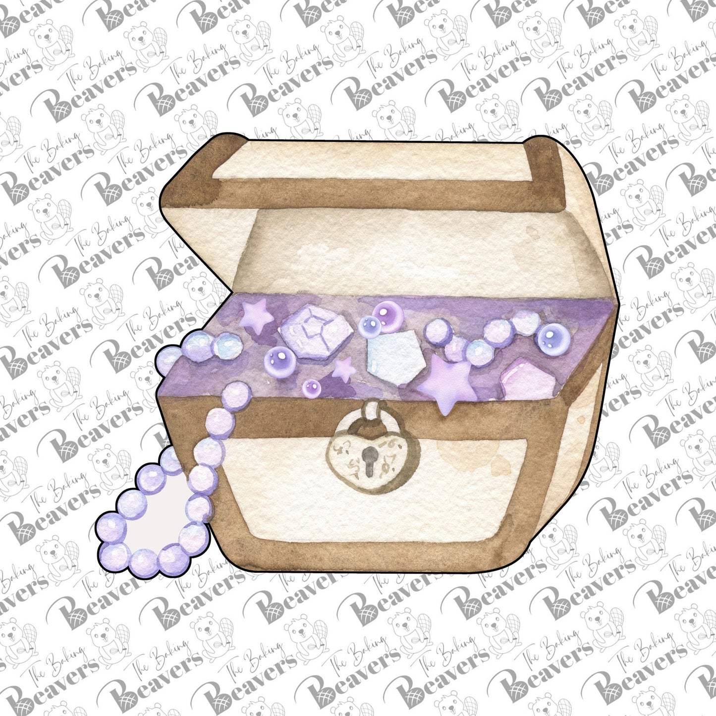Sunken Treasure Chest Cookie Cutter