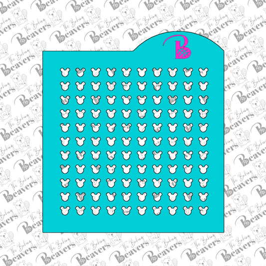 Mouse Head Sprinkle Stencils (Small, medium, and/or large)