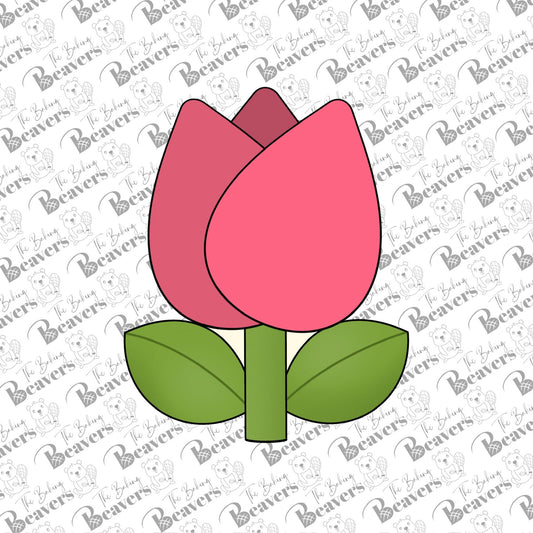 Wide Tulip Cookie Cutter