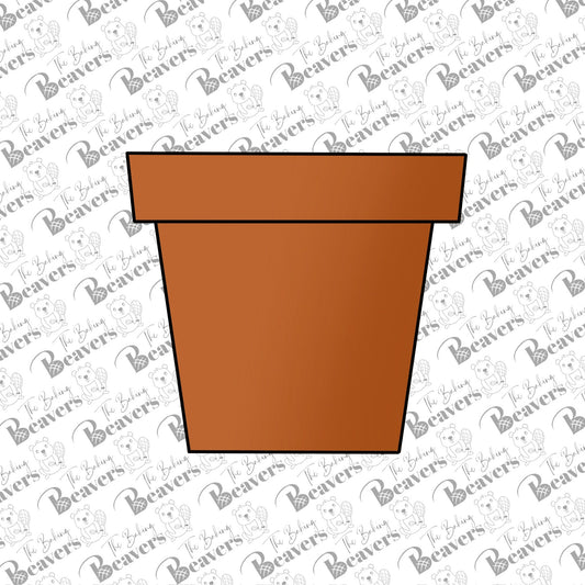 Flower Pot Cookie Cutter
