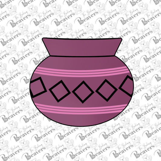 Wide Flower Vase Cookie Cutter (may want to size down)