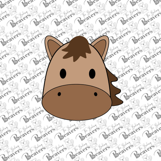 Horse Face Cookie Cutter
