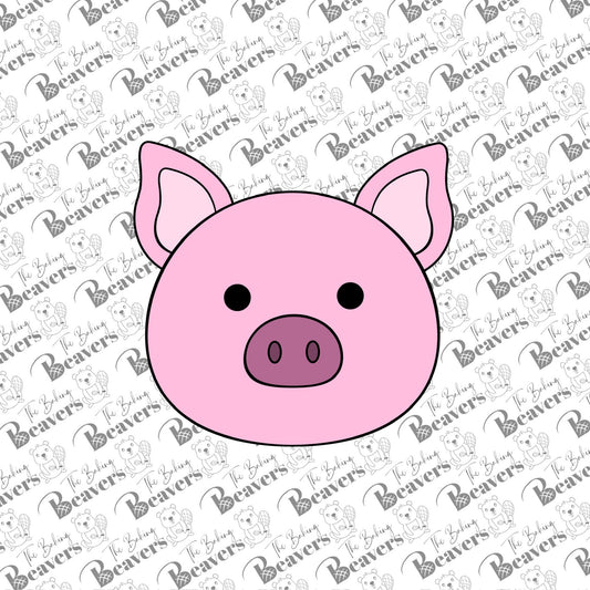 Pig Face Cookie Cutter (may want to size down)