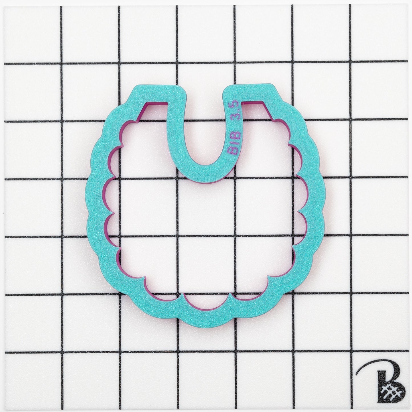 Ruffled Baby Bib Cookie Cutter
