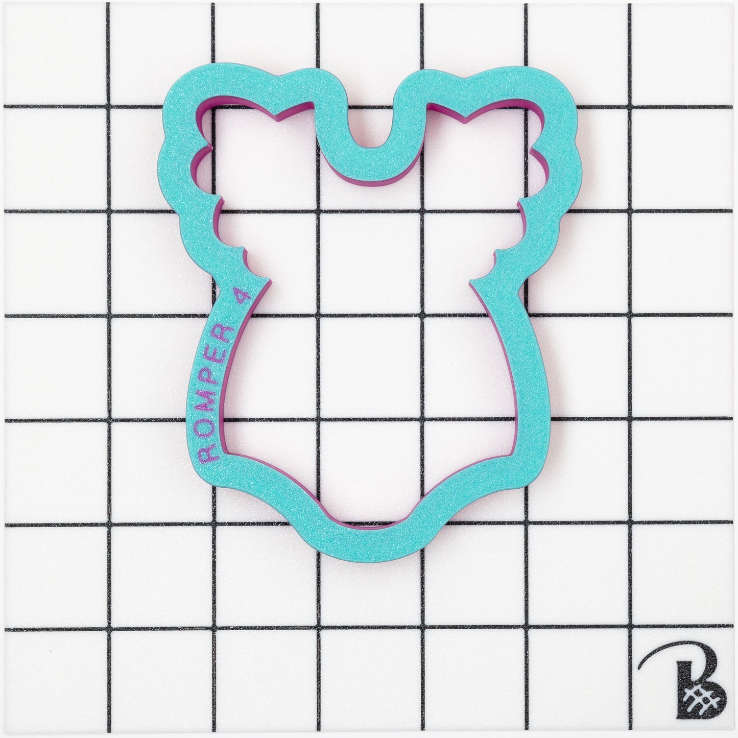 Ruffled Baby Romper Cookie Cutter