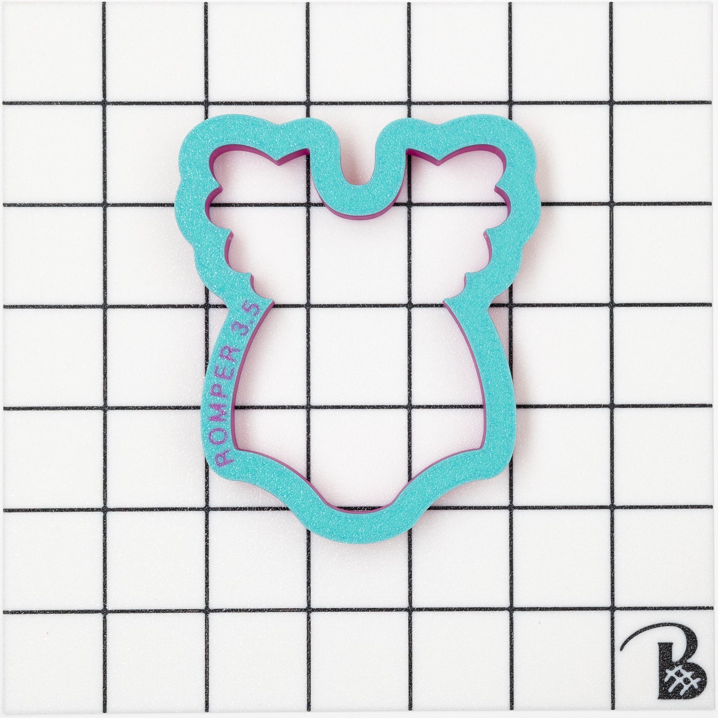 Ruffled Baby Romper Cookie Cutter