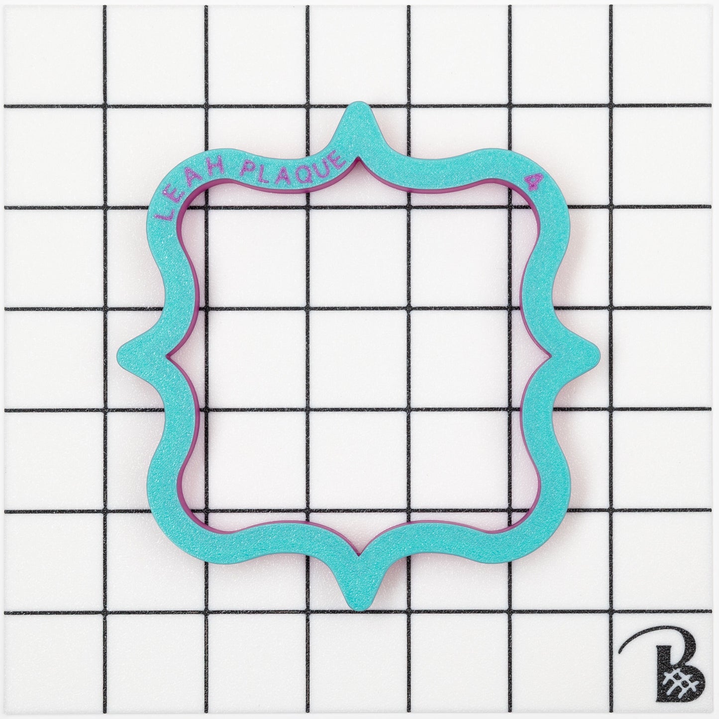 Leah (Square) Plaque Cookie Cutter