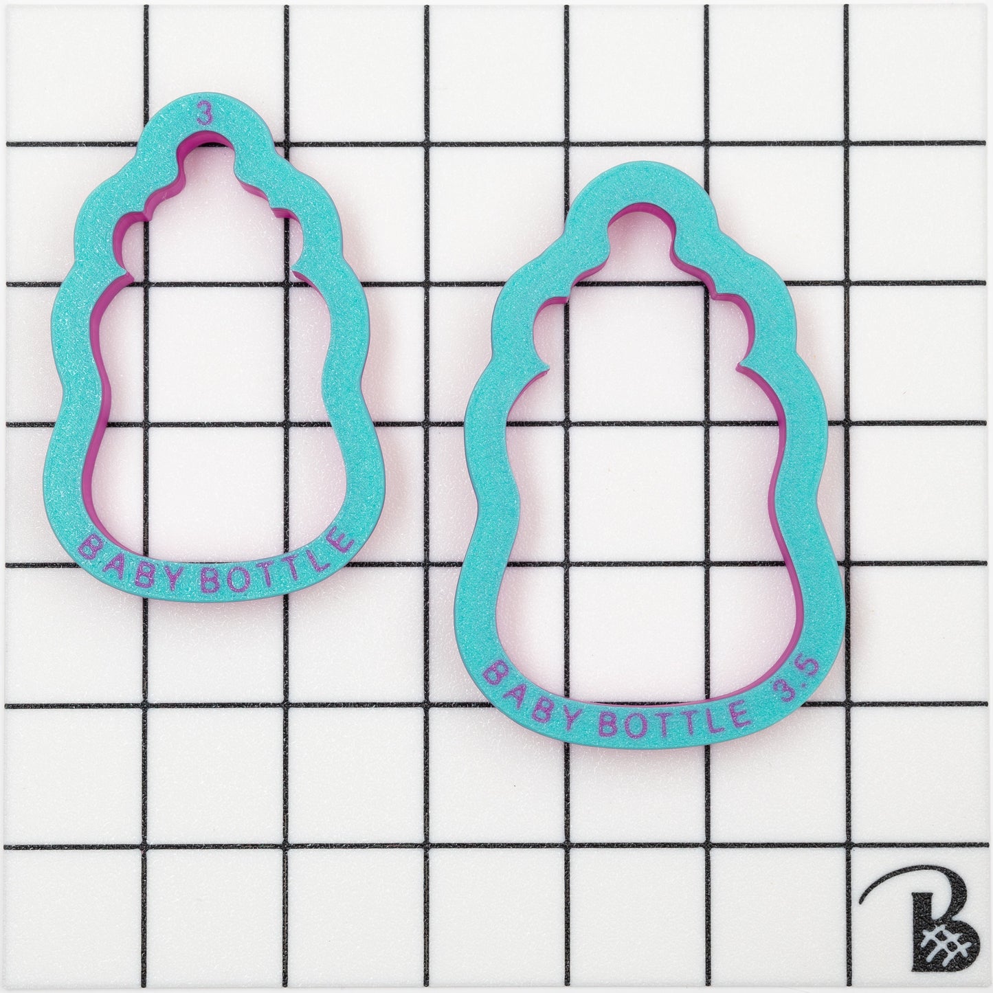 Curved Baby Bottle Cookie Cutter