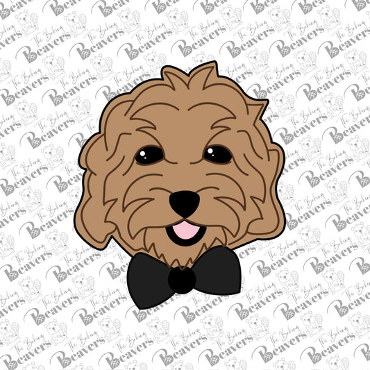 Dog with Bow Tie Cookie Cutter