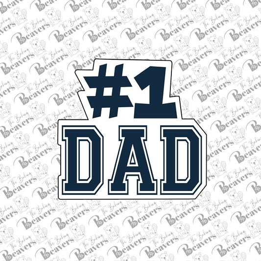#1 Dad Plaque Cookie Cutter