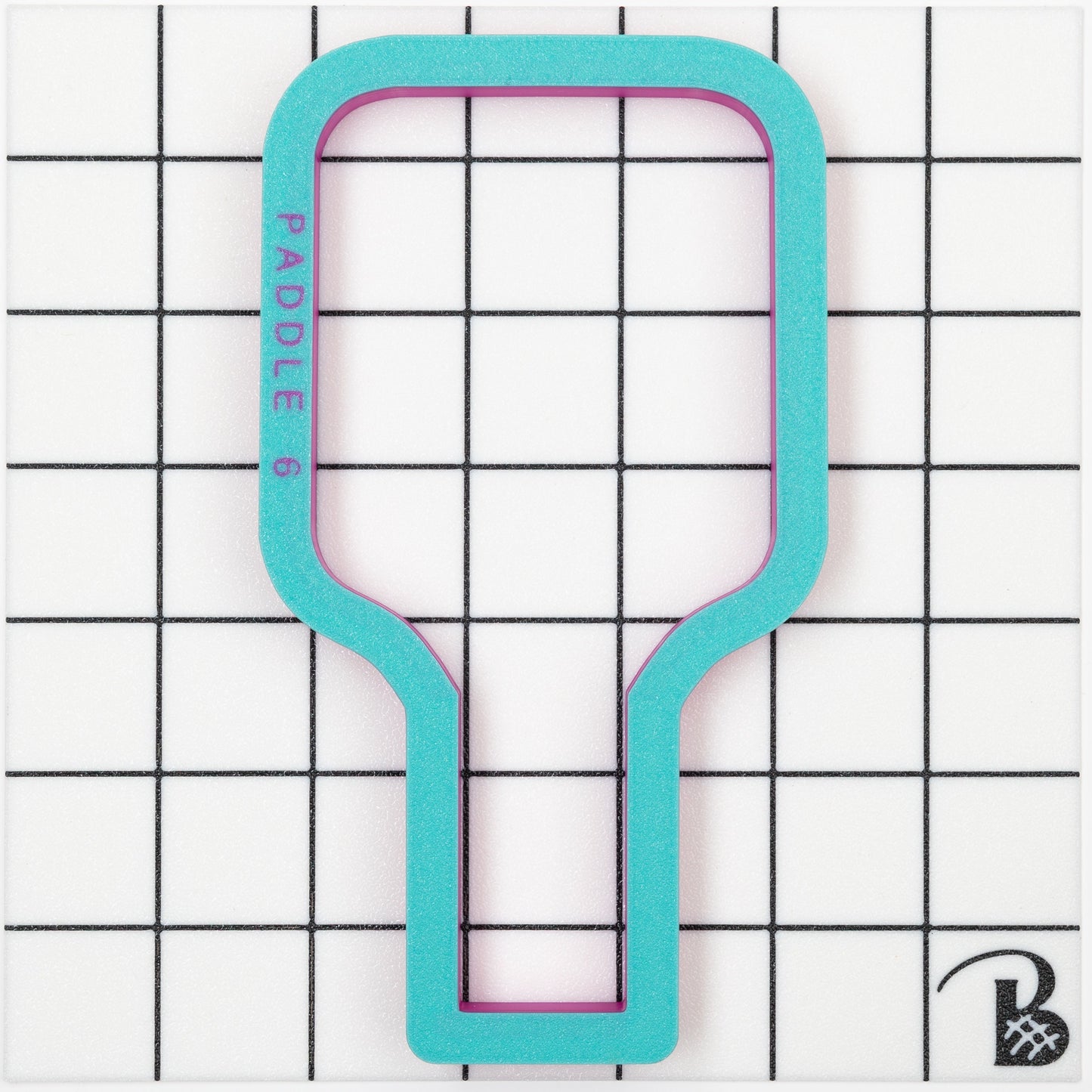 Pickle Ball Paddle Cookie Cutter (recommend sizing up)