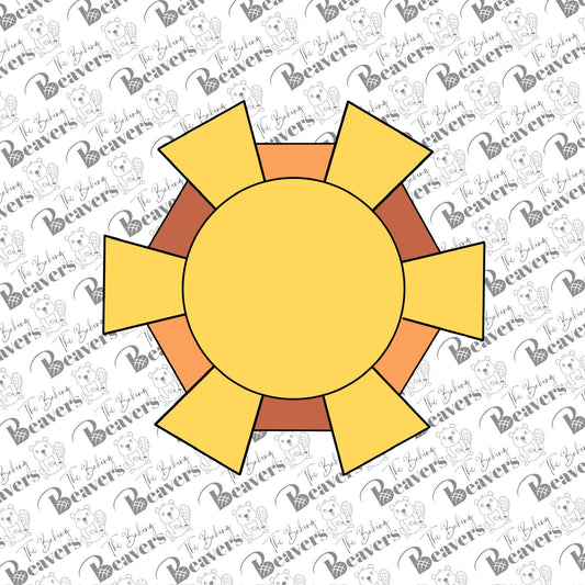 Geometric Sunshine Cookie Cutter