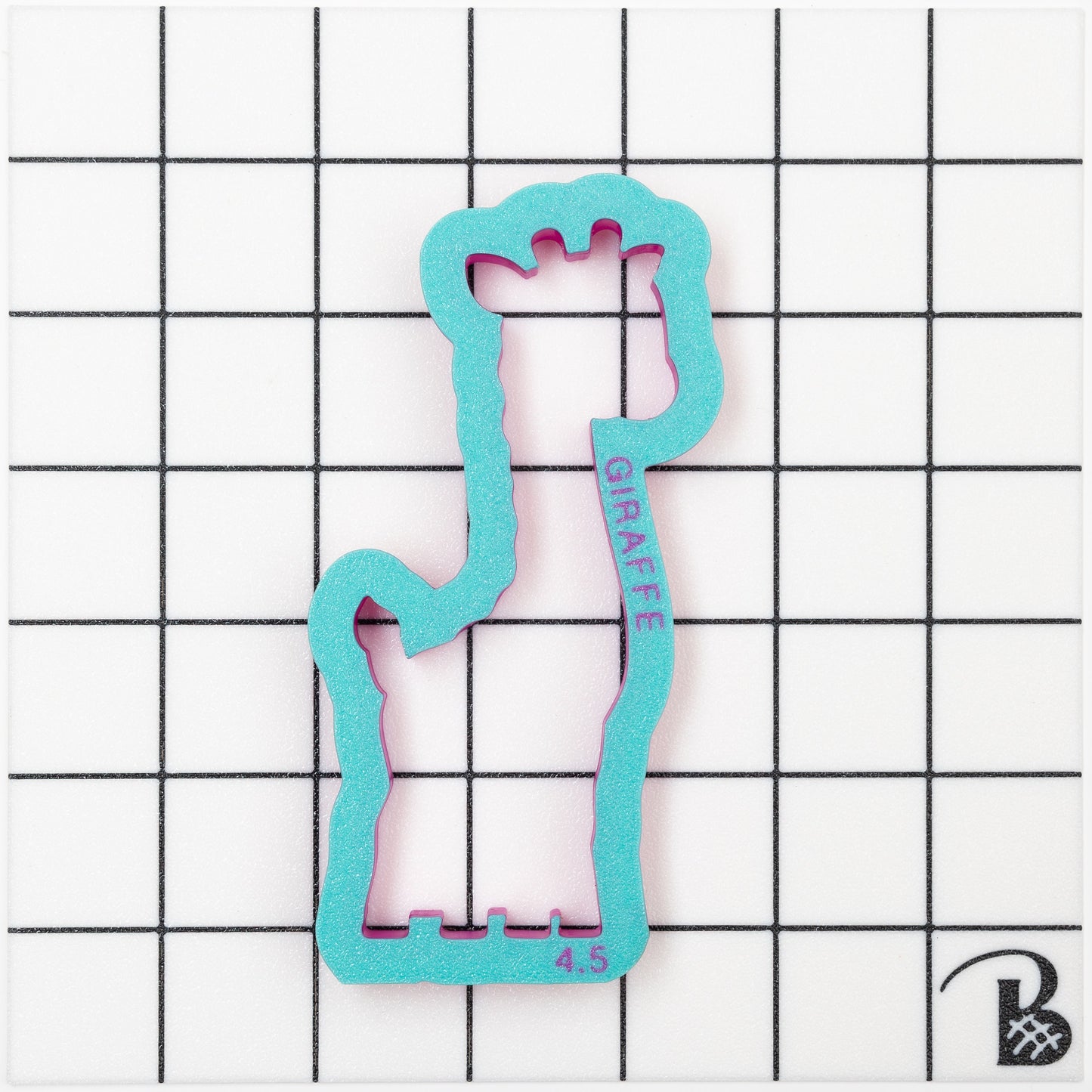 Giraffe Cookie Cutter (recommend sizing UP x2)