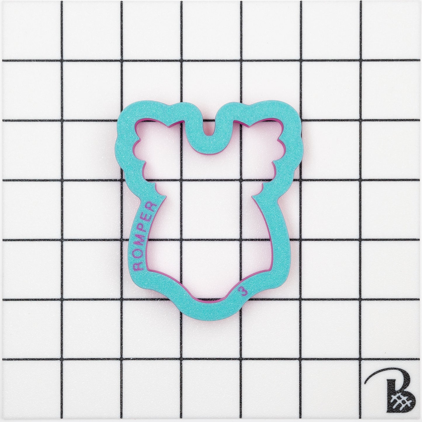 Ruffled Baby Romper Cookie Cutter