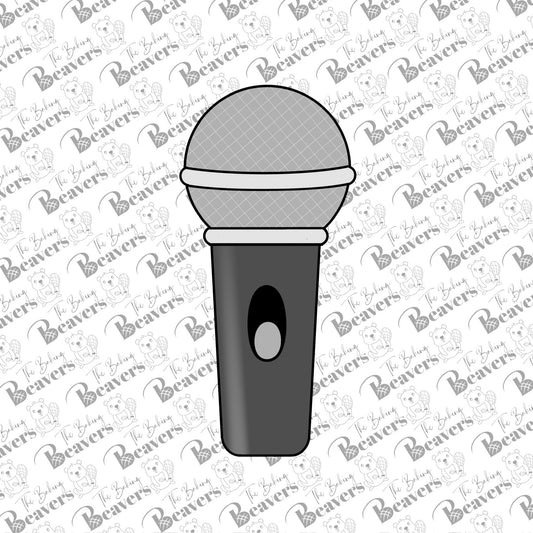 Microphone Cookie Cutter
