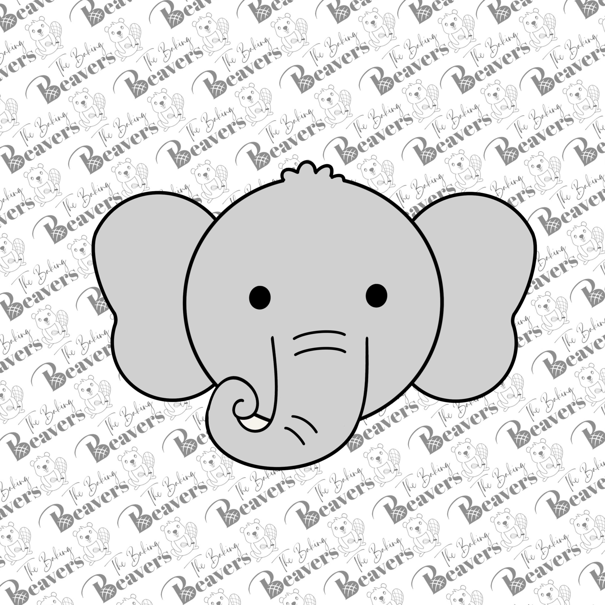Elephant Face Cookie Cutter – The Baking Beavers