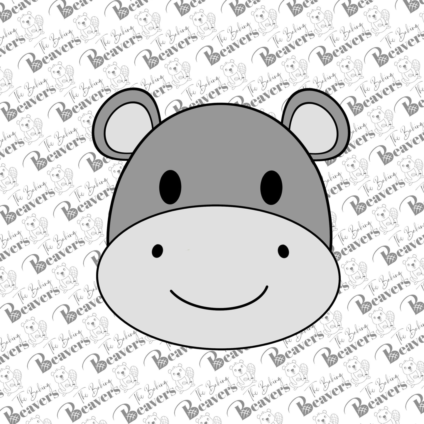 Hippo Face Cookie Cutter