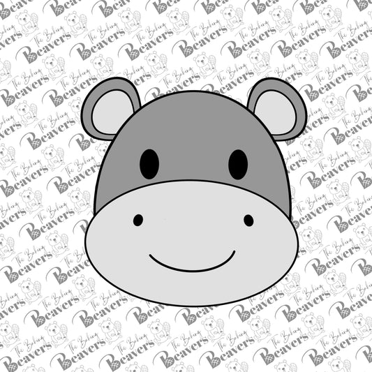 Hippo Face Cookie Cutter