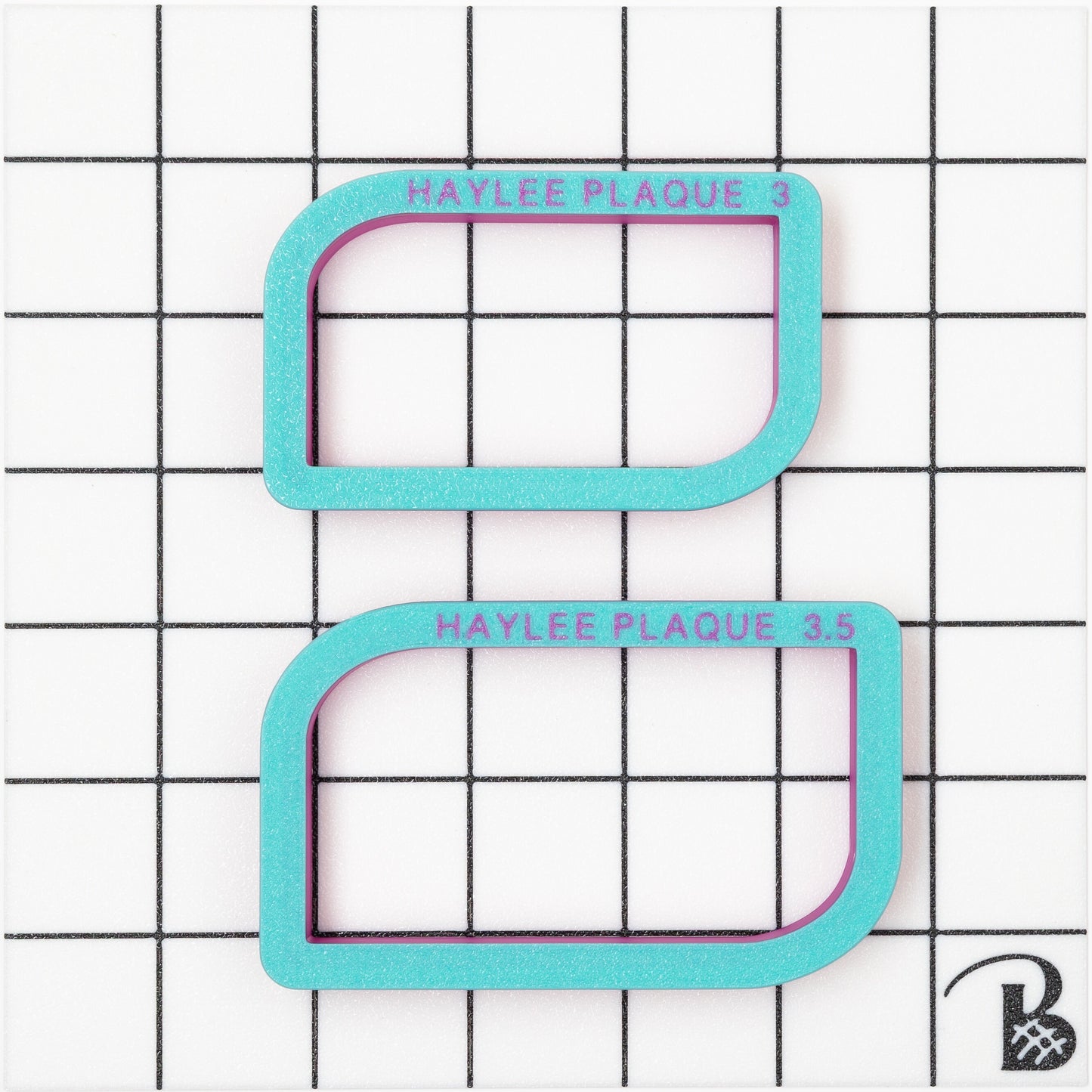 Skinny Haylee Plaque Cookie Cutter