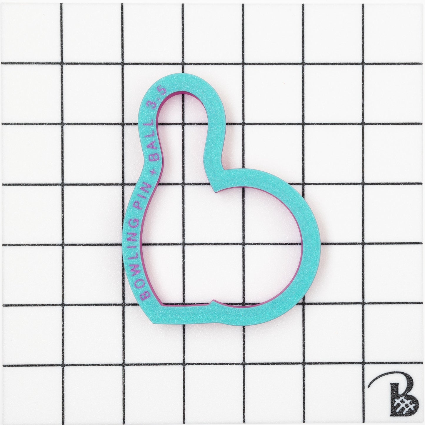 Bowling Pin with Ball Cookie Cutter