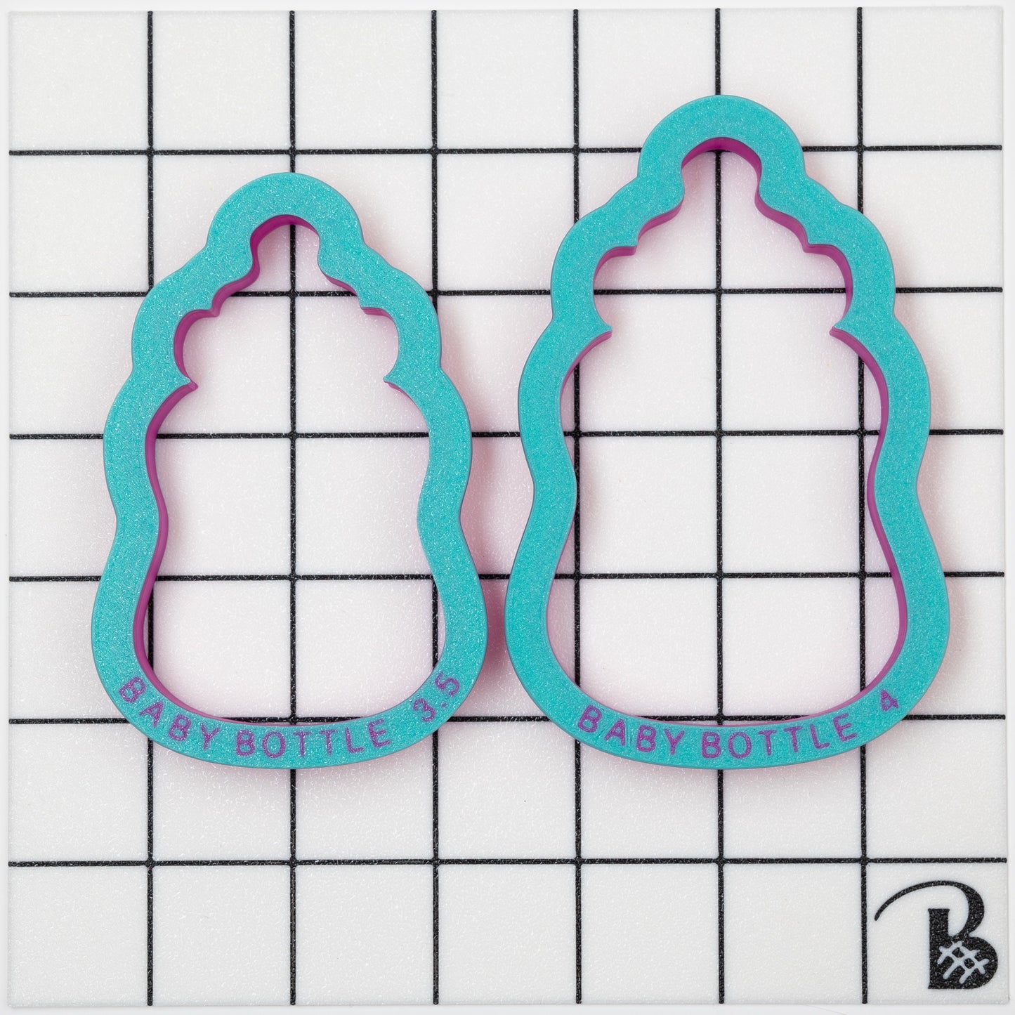 Curved Baby Bottle Cookie Cutter
