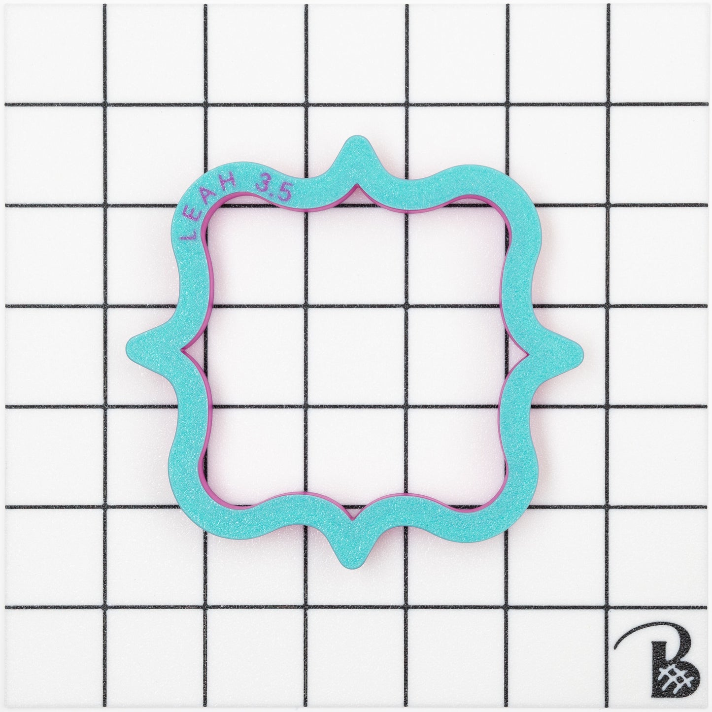 Leah (Square) Plaque Cookie Cutter