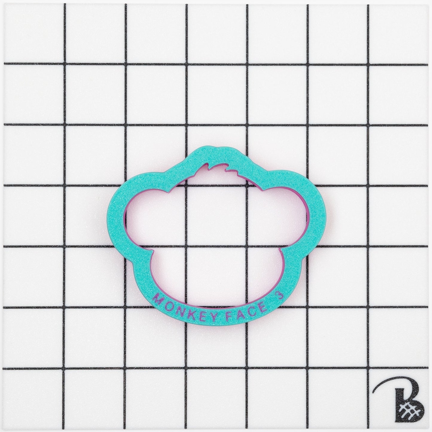 Monkey Face Cookie Cutter (recommend sizing up)