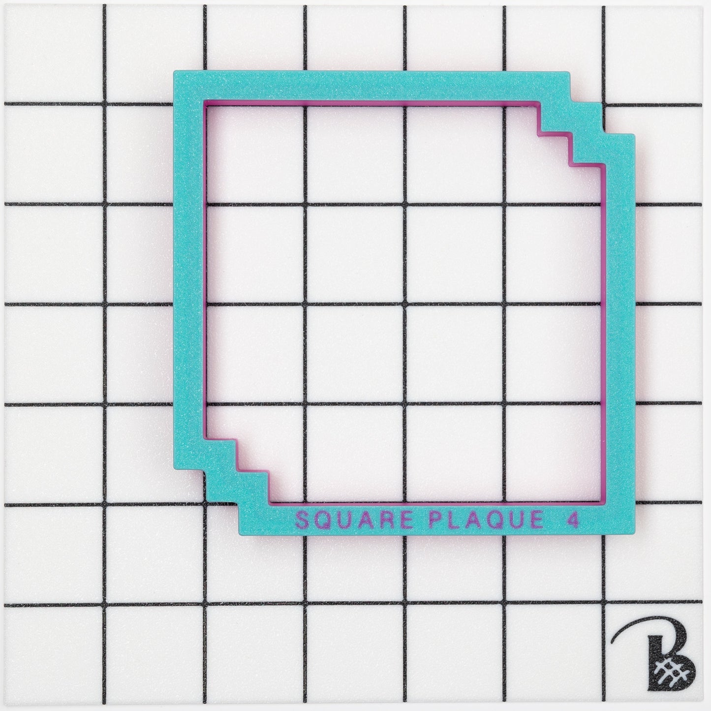 Square 2 Cut Corner Plaque Cookie Cutter