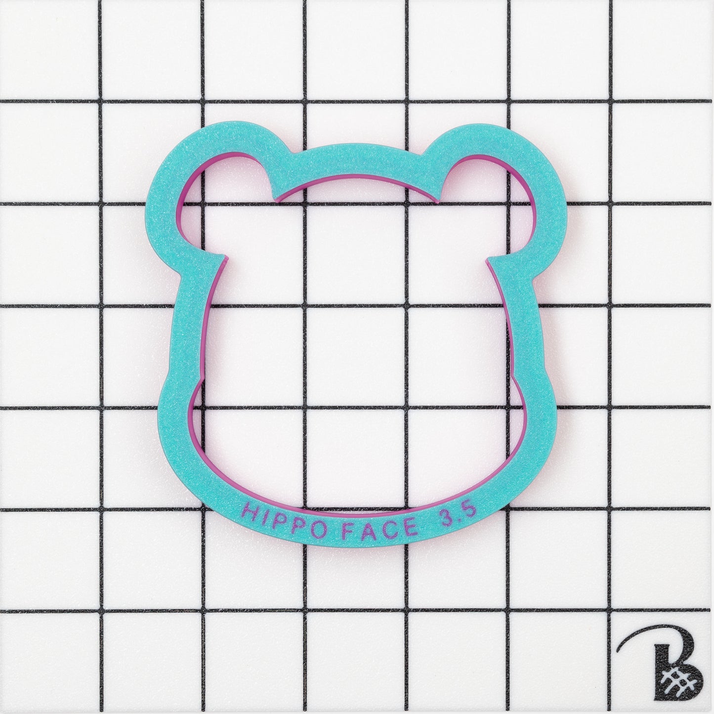 Hippo Face Cookie Cutter