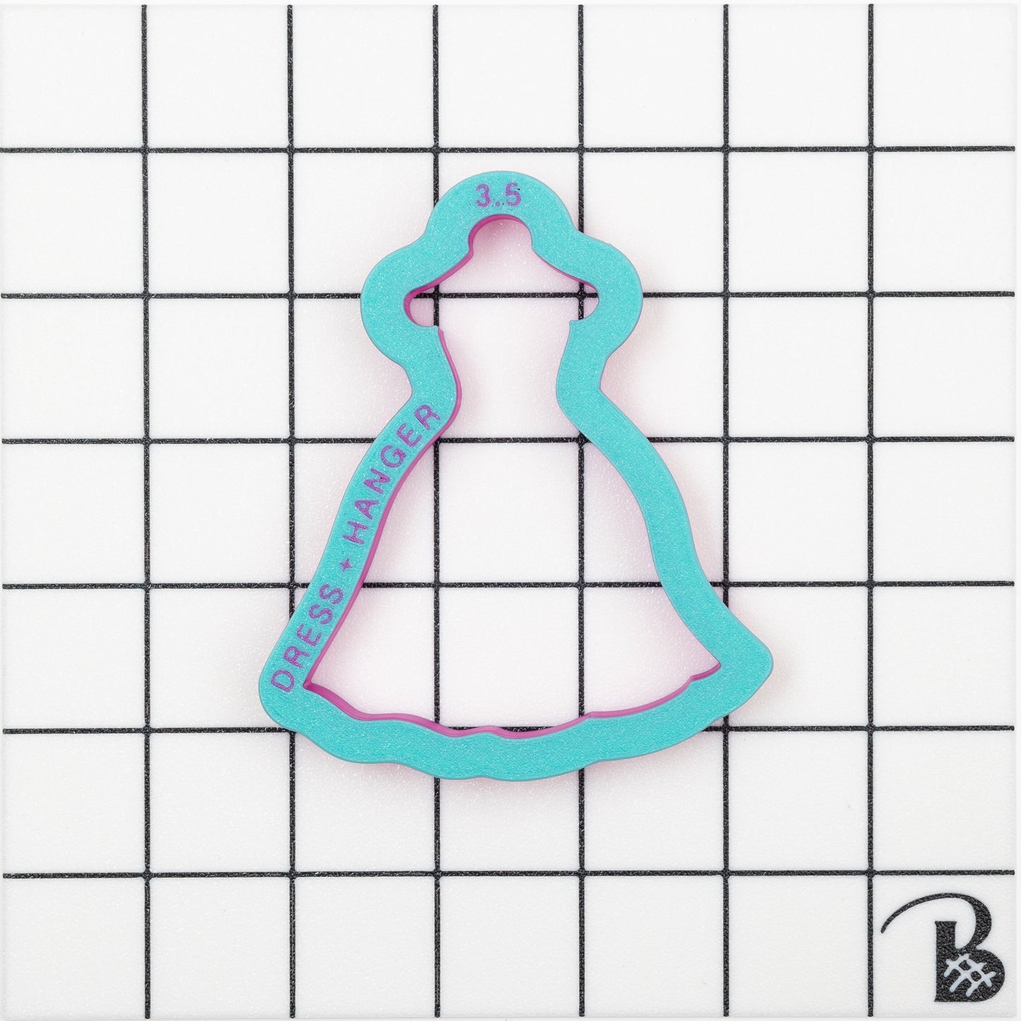 Wedding Dress on Hanger Cookie Cutter