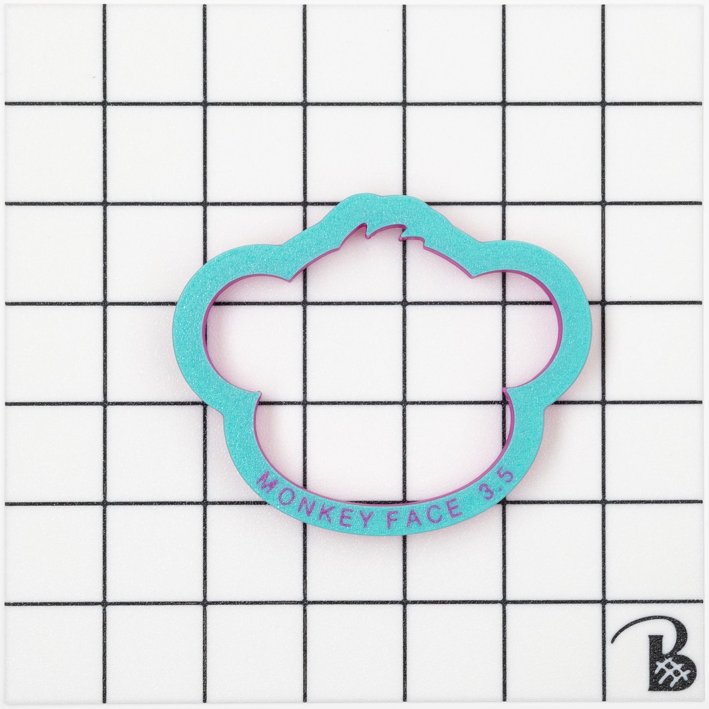 Monkey Face Cookie Cutter (recommend sizing up)