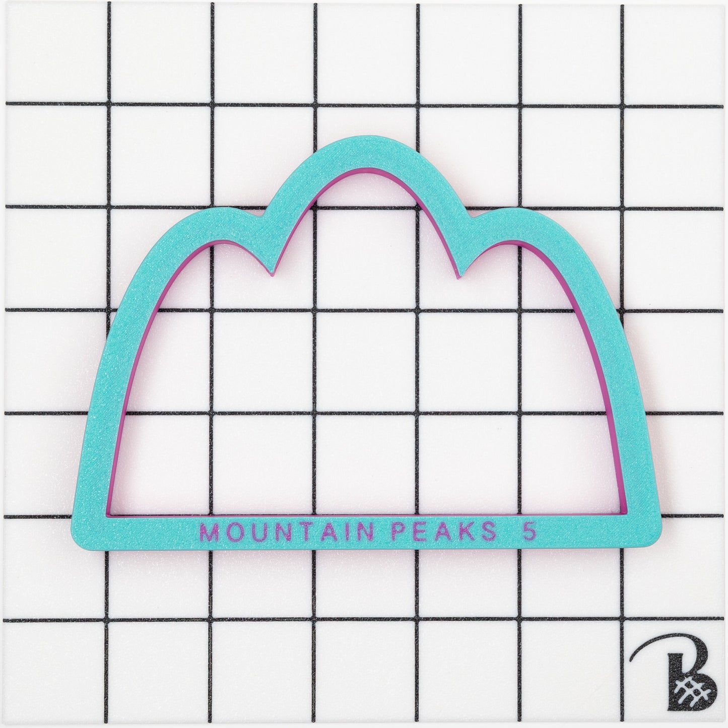 Rounded Mountain Peaks Cookie Cutter