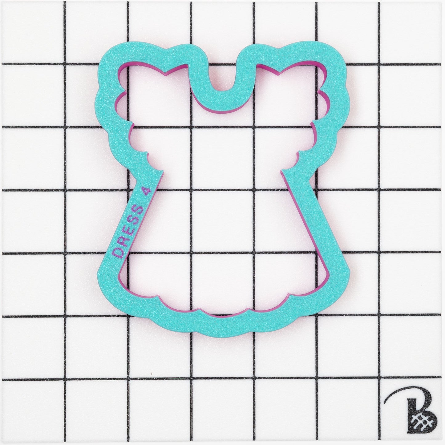 Ruffled Dress Cookie Cutter