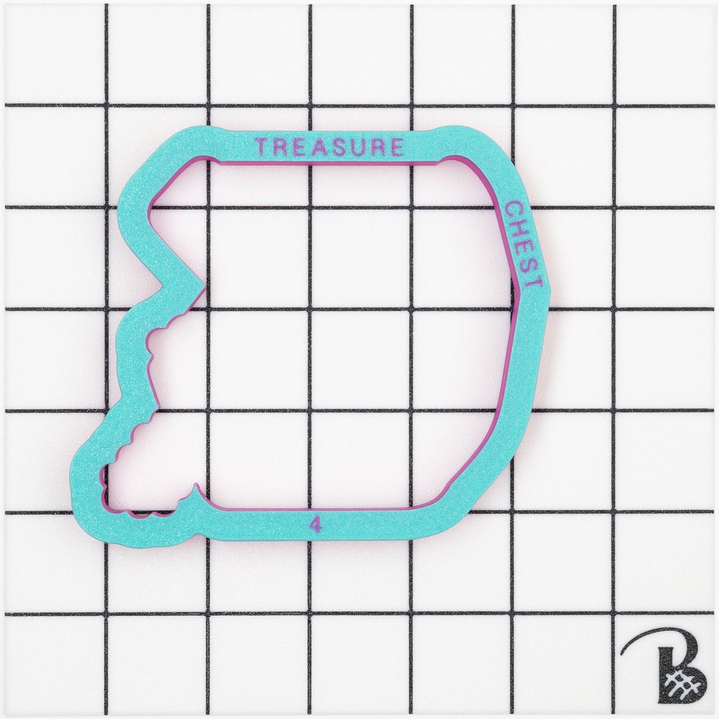 Sunken Treasure Chest Cookie Cutter