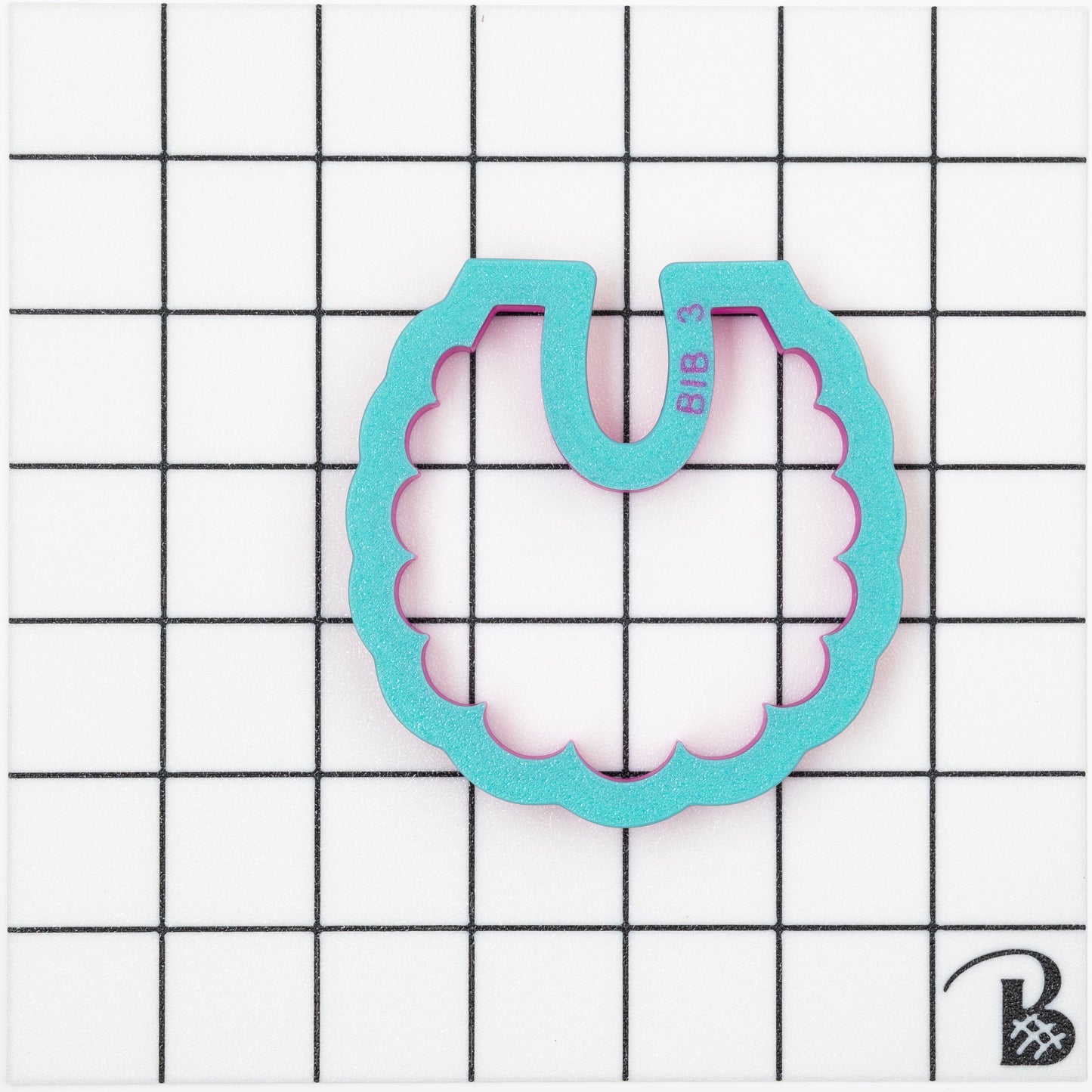 Ruffled Baby Bib Cookie Cutter