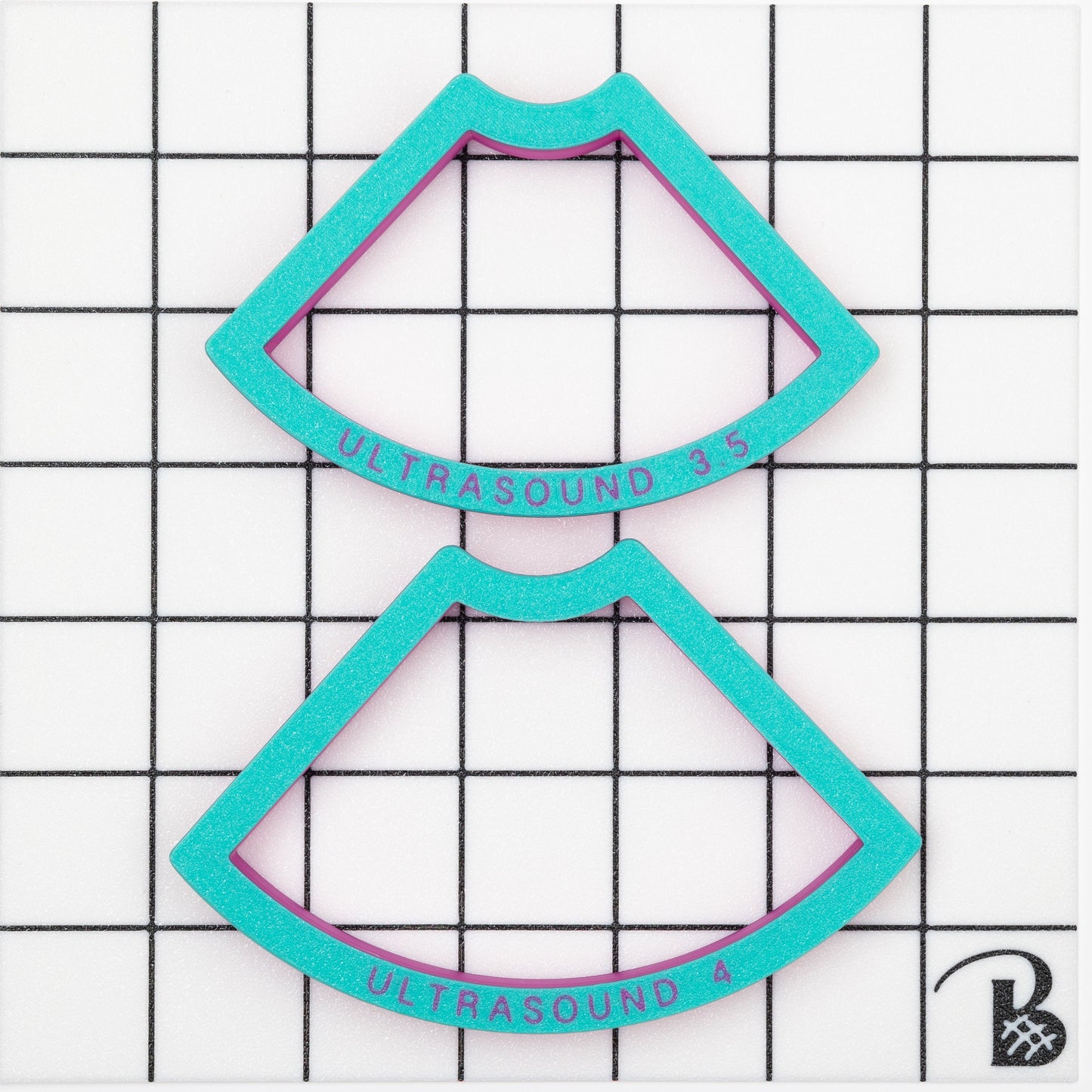 Ultrasound Cookie Cutter (recommend sizing up)