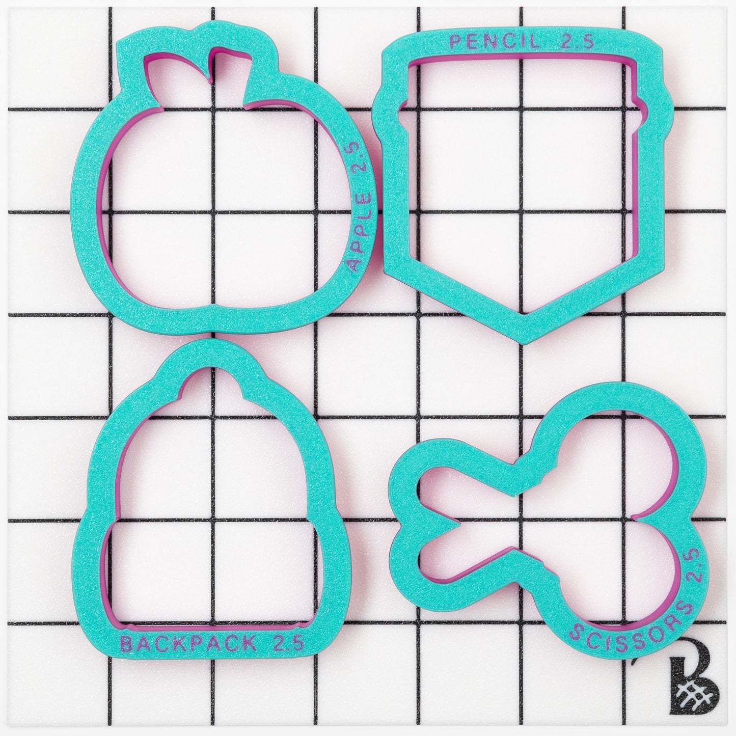 Back to School Cookie Cutter Set of 9 Minis
