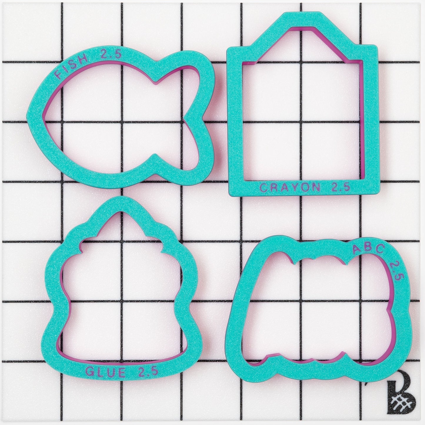 Back to School Dozen Cookie Cutter Set
