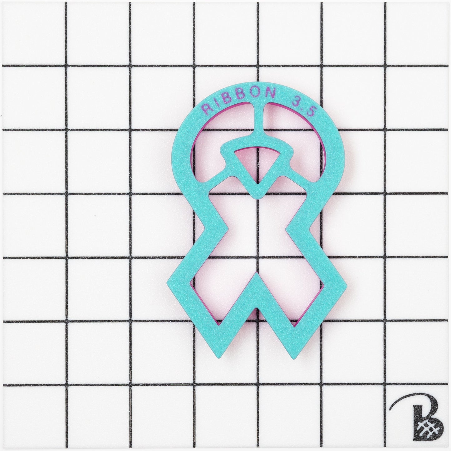 Awareness Ribbon Cookie Cutter (recommend sizing up)