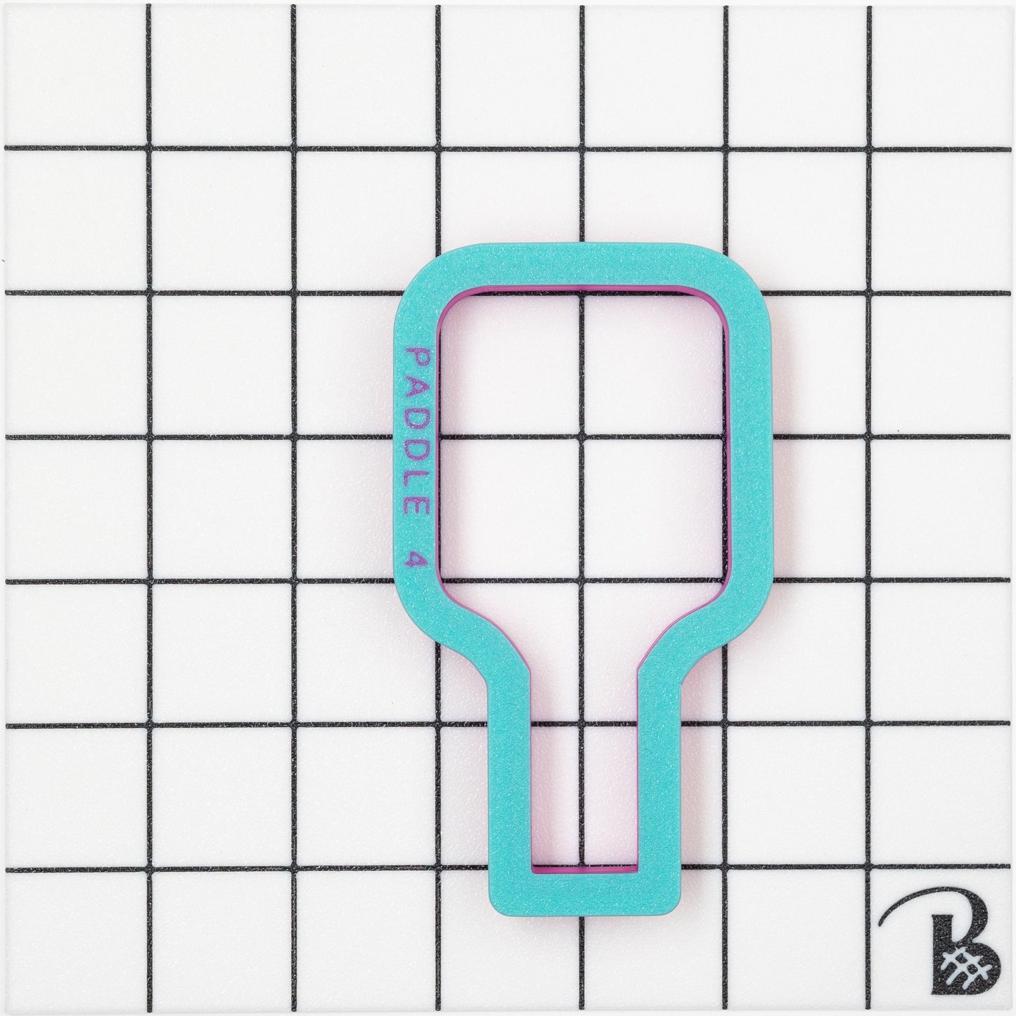 Pickle Ball Paddle Cookie Cutter (recommend sizing up)